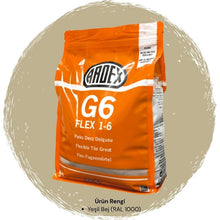 Ardex G6 Flex 1-6 Fleks Derz Dolgusu RAL 1000 Yeşil Bej 5 kg