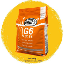 Ardex G6 Flex 1-6 Fleks Derz Dolgusu RAL 1018 Çinko Sarısı 5 kg