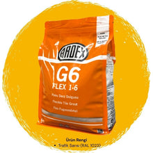 Ardex G6 Flex 1-6 Fleks Derz Dolgusu RAL 1023 Trafik Sarısı 5 kg