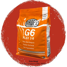 Ardex G6 Flex 1-6 Fleks Derz Dolgusu RAL 2002 Kan Turuncusu 5 kg