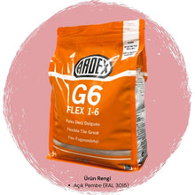 Ardex G6 Flex 1-6 Fleks Derz Dolgusu RAL 3015 Açık Pembe 5 kg