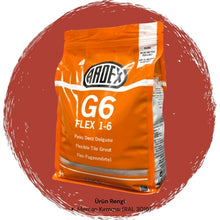 Ardex G6 Flex 1-6 Fleks Derz Dolgusu RAL 3016 Mercan Kırmızısı 5 kg