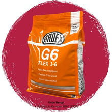 Ardex G6 Flex 1-6 Fleks Derz Dolgusu RAL 3027 Ahududu Kırmızısı 5 kg