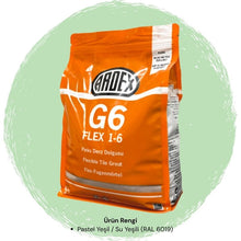 Ardex G6 Flex 1-6 Fleks Derz Dolgusu RAL 6019 Pastel Yeşil 5 kg