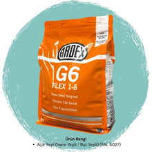 Ardex G6 Flex 1-6 Fleks Derz Dolgusu RAL 6027 Açık Turkuaz 5 kg