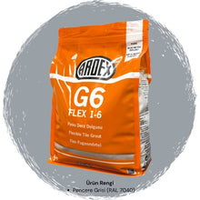 Ardex G6 Flex 1-6 Fleks Derz Dolgusu RAL 7040 Pencere Grisi 5 kg