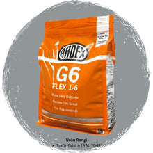 Ardex G6 Flex 1-6 Fleks Derz Dolgusu RAL 7042 Trafik Grisi A 5 kg