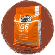 Ardex G6 Flex 1-6 Fleks Derz Dolgusu RAL 8004 Bakır Kahve 5 kg